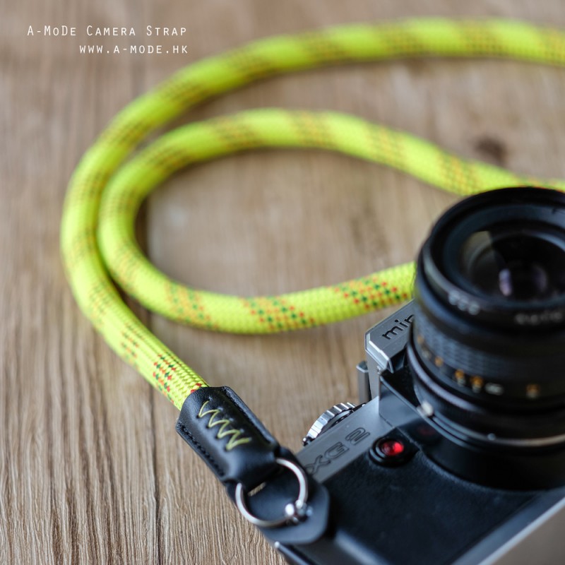 CSR Yellow Pattern France Beal Static Rope Camera Strap